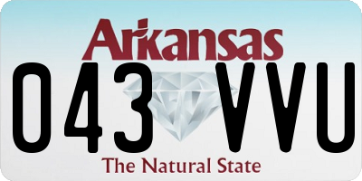 AR license plate 043VVU