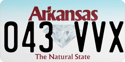 AR license plate 043VVX