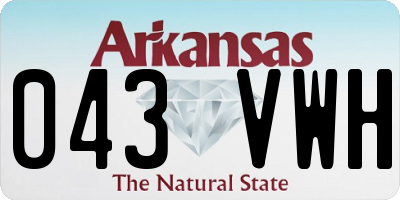 AR license plate 043VWH