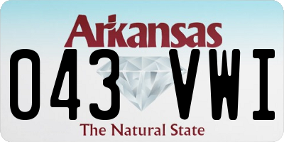 AR license plate 043VWI