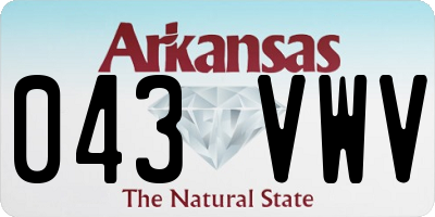 AR license plate 043VWV