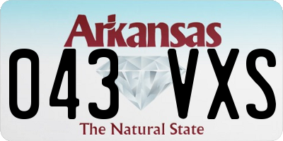 AR license plate 043VXS