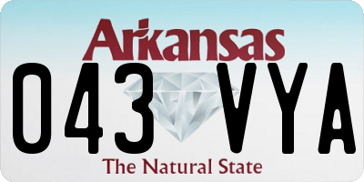AR license plate 043VYA