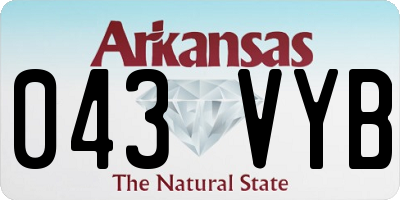 AR license plate 043VYB