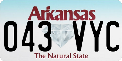 AR license plate 043VYC