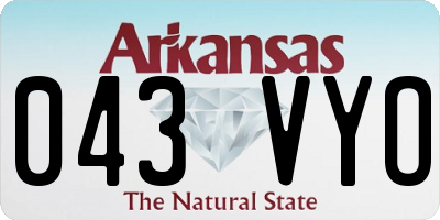AR license plate 043VYO