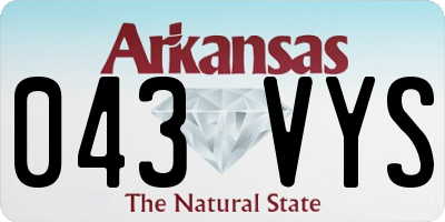 AR license plate 043VYS