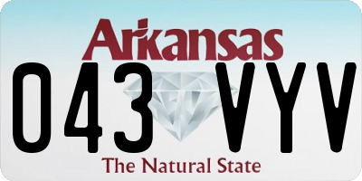 AR license plate 043VYV