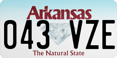 AR license plate 043VZE