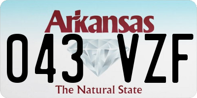 AR license plate 043VZF