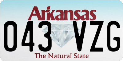 AR license plate 043VZG
