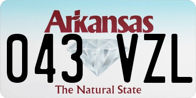 AR license plate 043VZL