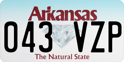 AR license plate 043VZP