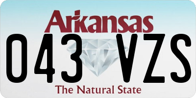AR license plate 043VZS