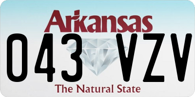AR license plate 043VZV