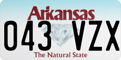 AR license plate 043VZX
