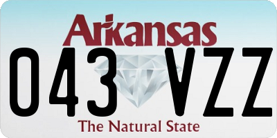 AR license plate 043VZZ