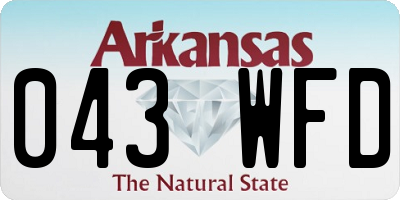 AR license plate 043WFD
