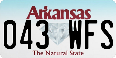 AR license plate 043WFS