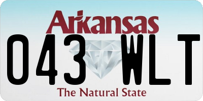 AR license plate 043WLT