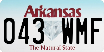 AR license plate 043WMF