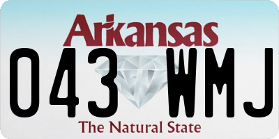 AR license plate 043WMJ