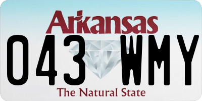 AR license plate 043WMY