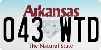 AR license plate 043WTD