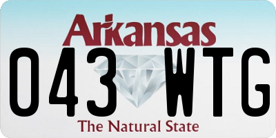 AR license plate 043WTG