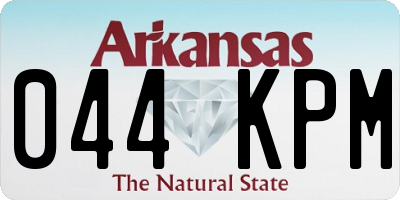 AR license plate 044KPM