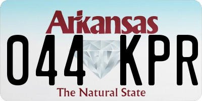 AR license plate 044KPR