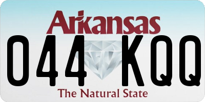 AR license plate 044KQQ