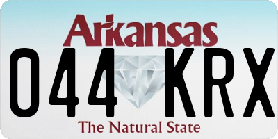 AR license plate 044KRX