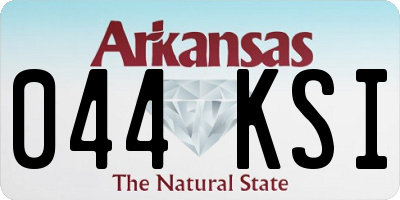 AR license plate 044KSI