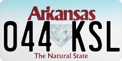 AR license plate 044KSL