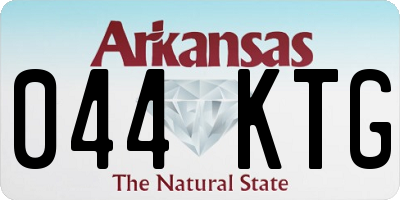 AR license plate 044KTG
