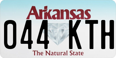 AR license plate 044KTH