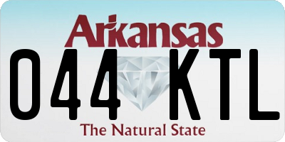 AR license plate 044KTL