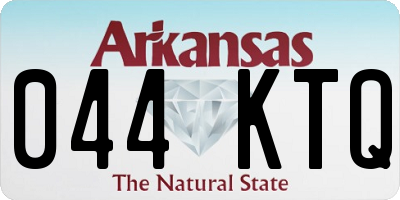 AR license plate 044KTQ