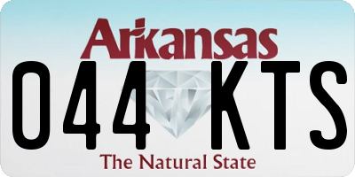 AR license plate 044KTS