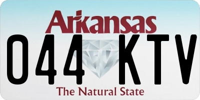 AR license plate 044KTV