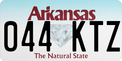 AR license plate 044KTZ