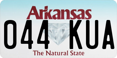 AR license plate 044KUA