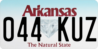 AR license plate 044KUZ