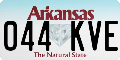 AR license plate 044KVE