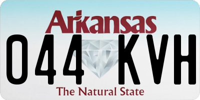 AR license plate 044KVH