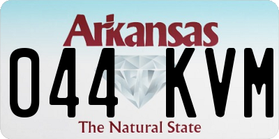 AR license plate 044KVM