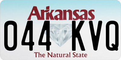 AR license plate 044KVQ