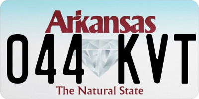 AR license plate 044KVT