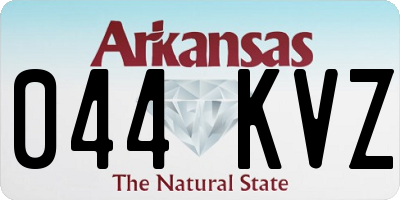 AR license plate 044KVZ